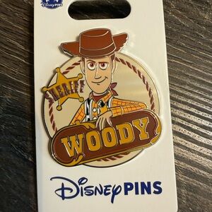 Disney and Pixar Toy Story Sheriff Woody Character Pin